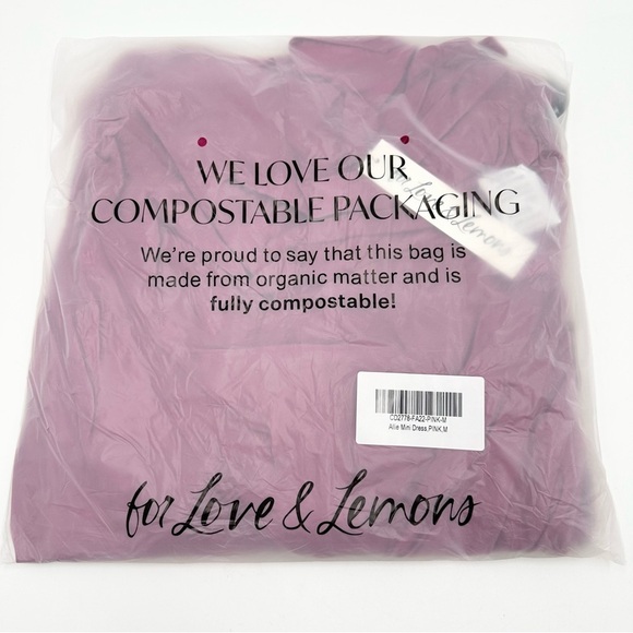 For Love & Lemons Allie Mini Dress in Pink - Picture 9 of 12